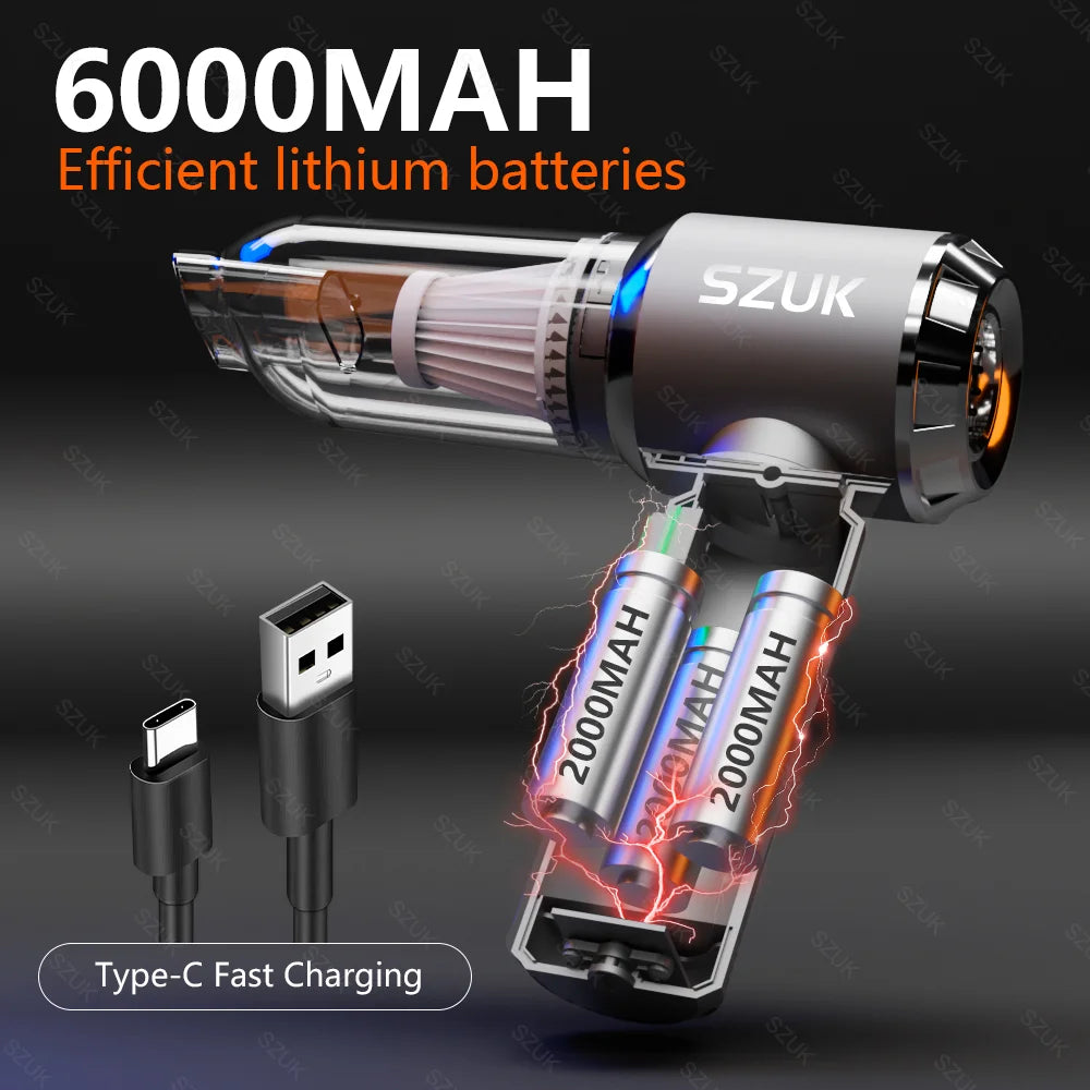 Cordless Mini Air Duster & Vacuum Pro